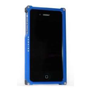 Aluminum Frame Case for iPhone 4, (blue) Cell Phones 