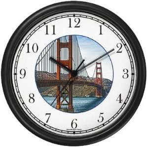 Golden Gate Bridge   San Francisco, California   Famous Landmarks Wall 