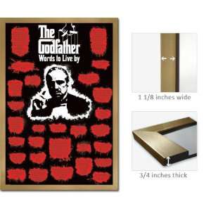   God Father Poster Quotes Words Live By FrPas0129