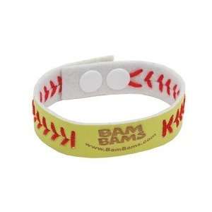 SBSB 2    Sports Bracelets   Softball   Laser golden  