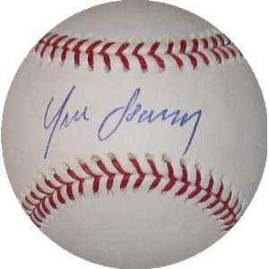 Yunel Escobar Autographed Baseball 