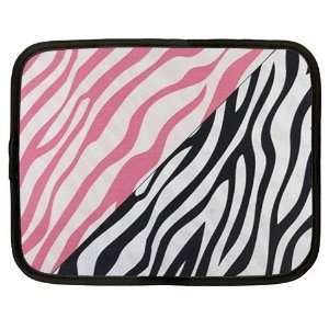  Brand New Laptop Netbook Notebook XXL Case Bag Zebra Print 