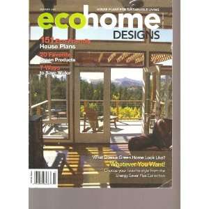  Ecohome Designs Magazine (151 Eco friendly house plans 