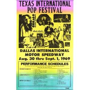 Texas International Pop Festival with Janis Joplin, Chicago, Johnny 