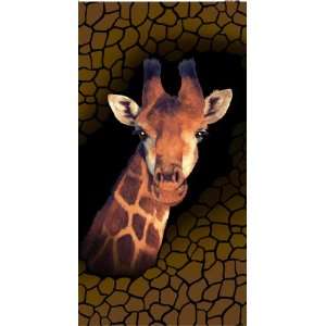  Giraffe African Safari LCS Beach Towel 