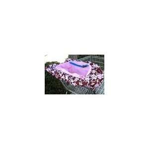  Pink and Chocolate Hibiscus Shopping Cart Cover Baby