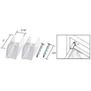  CRL White Finish Jiffy Hangers With Nails   Bulk Pack of 