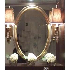  Stunning Large Luxury SILVER LEAF Oval Wall Mirror 31 