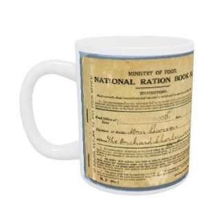 Ration Book for William Pearson,   Mug   Standard Size  