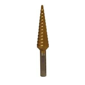  Step Drill Bit Titanium Coated 1/8 To 1/2 By 32nds