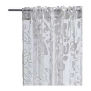 OFELIA BLAD Pair of curtains, white, white Length 98  Width 57 