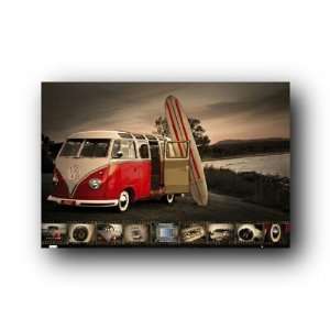  VW Kombi Surfboard Poster 33619