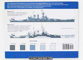 USS NORTH CAROLINA BB 55 WW II TECHNICAL REFERENCE  