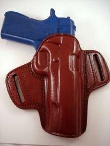 OPEN TOP BROWN LEATHER HOLSTER 4 1911 5SPRINGFIELD GOV  
