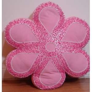    Designer DH Throw Pillows, Carnival Flower Pink