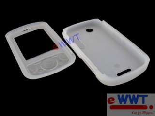 for Sony Ericsson W20 W20i Zylo * White Silicone Silicon Skin Cover 