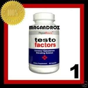 1x TESTO FACTOR Testosterone TRIBULUS Anti Estrogen  