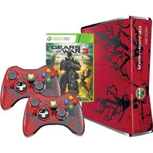  Xbox 360 S Limited Edition Gears of War 3 Bundle Office 