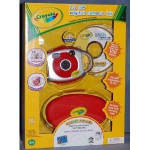  Crayola 2.1 Megapixel Digital Camera Kit   Red Toys 