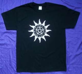 Rune Pentagram Norse Pagan Wiccan Crew T Shirt FREE US SHIPPING 