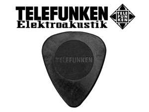 TELEFUNKEN Graphite Guitar Pick   .75mm   6 Picks  