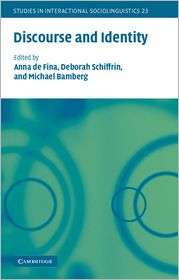   and Identity, (0521541913), Anna De Fina, Textbooks   