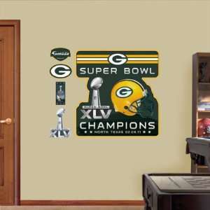  Green Bay Packers Super Bowl XLV Champions Logo Fathead 