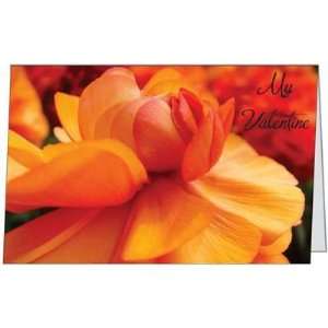 Valentines Day Love Spouse Husband Flower Wife Greeting Card (5x7) by 
