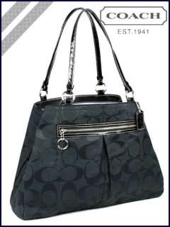 NWT COACH Gabby Signature tote carryall purse shoulder bag $298 black 