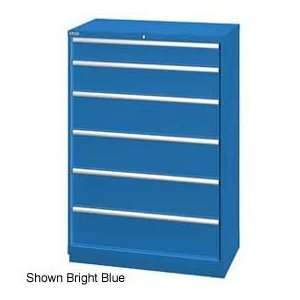  Lista 40 1/4W Cabinet, 6 Drawer, 42 Compart   Bright Blue 