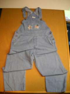 Christopher Banks Womens Overalls Jeans Cute Large Size 14 Snowmen B16 