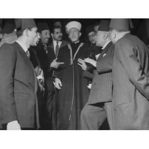  Haj Amin El Husseini, Mufti of Jerusalem, Attending Arab 