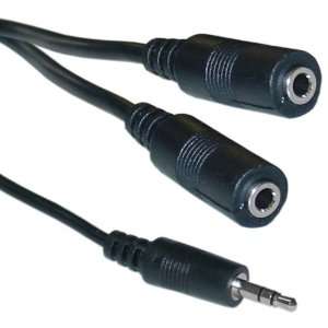  Cable 2 x 3 5 mm Stereo Fe 3 5 mm Stereo Male 6 ft 