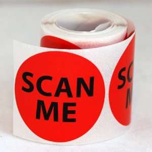  1500 1 1/2Round Scan Me Mailing Shipping Labels Stickers 