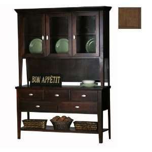  Coastal 44355PLCM 54 in. Dining Hutch   Chocolate Mousse 