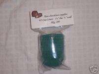 Candy Making Supplies # 5 Green Cup Liners Pkg. 200  
