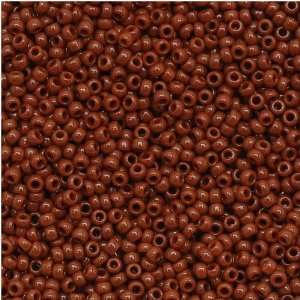  Toho Round Seed Beads 15/0 #46L Opaque Terra Cotta 8 