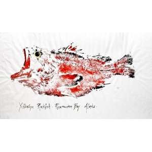  Gaijin Gyotaku Yelloweye Rockfish Print