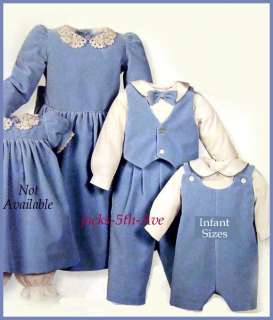 Boutique Catalog Boy 3T 4T 5 6 Blue Velvet Holiday Suit NWT $78 