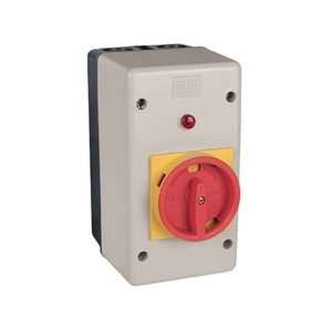 Enclosure MPW25 IP55, Yellow/Red Handle  Industrial 