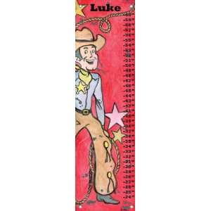  Howdy Cowboy Personalized Growth Chart