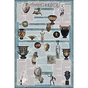  General Posters Ancient Greece   Chart   35.7x23.8 inches 