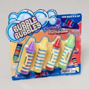  4 Pack Bubble Crayon Party Favors Toys & Games