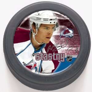   AVALANCHE OFFICIAL PAUL STASTNY HOCKEY PUCK