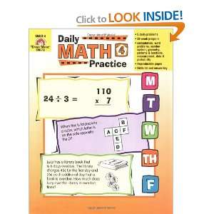  Daily Math Practice, Grade 4 [Paperback] Evan Moor 