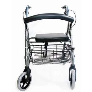  Rollator with 4 Wheels 8 Manual Brakes W/seat Health 