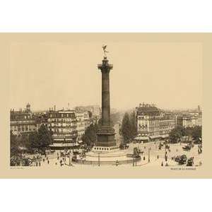  Vintage Art Bastille Place   July Column   16403 4