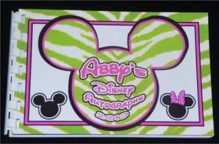 Personalized Disney MICKEY & MINNIE Autograph Book NEW  