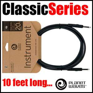 PLANET WAVES 10 Classic Series Instrument Cable MSRP $19.99 