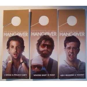  Hangover Door Hanger    3 Piece Set 